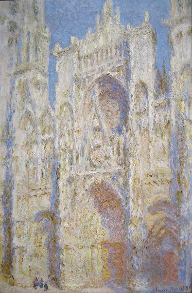  Rouen Cathedral, West Facade, Sunlight